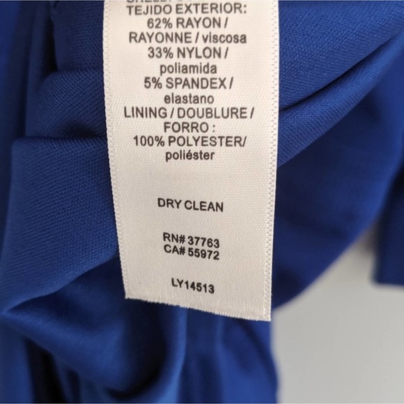 Laundry Jubilee Blue Dress Aline Cutout Slimming - Picture 5 of 7